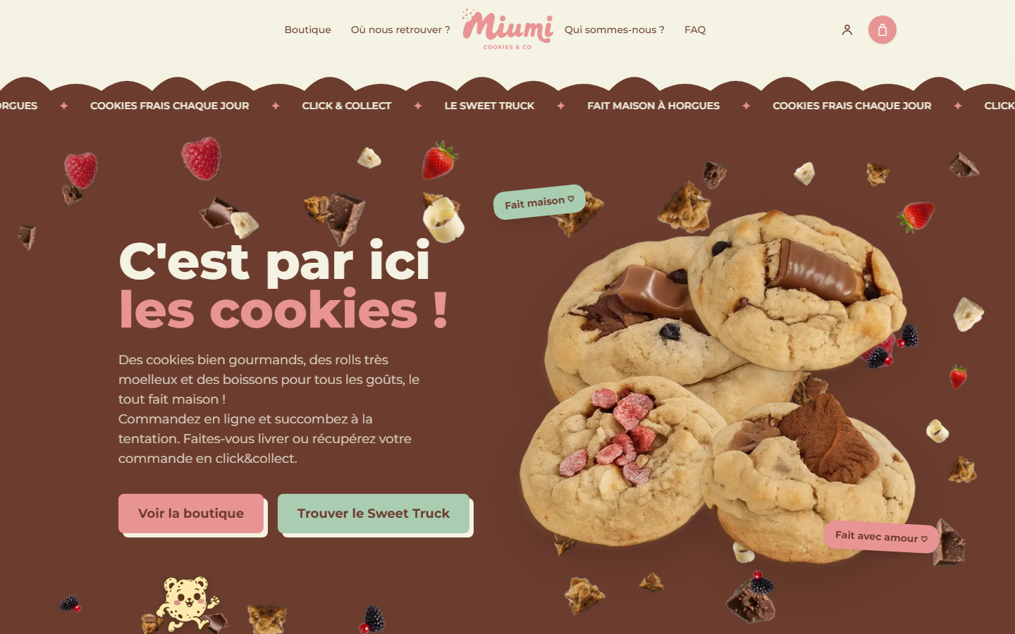 Capture du site Miumi